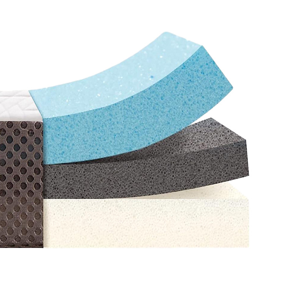 Materasso tripla piega in memory foam gel