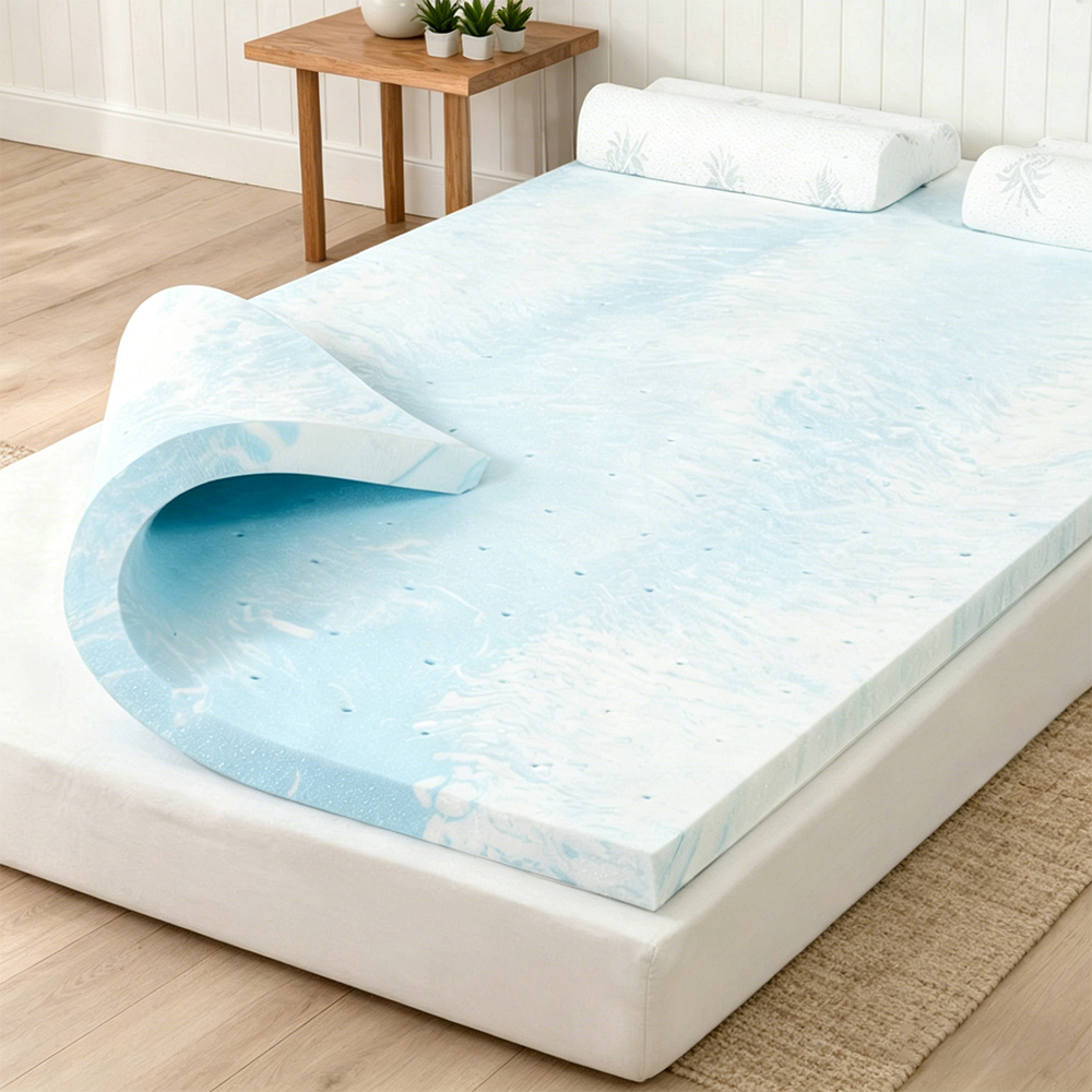 Materasso in memory foam stile pittura a inchiostro
