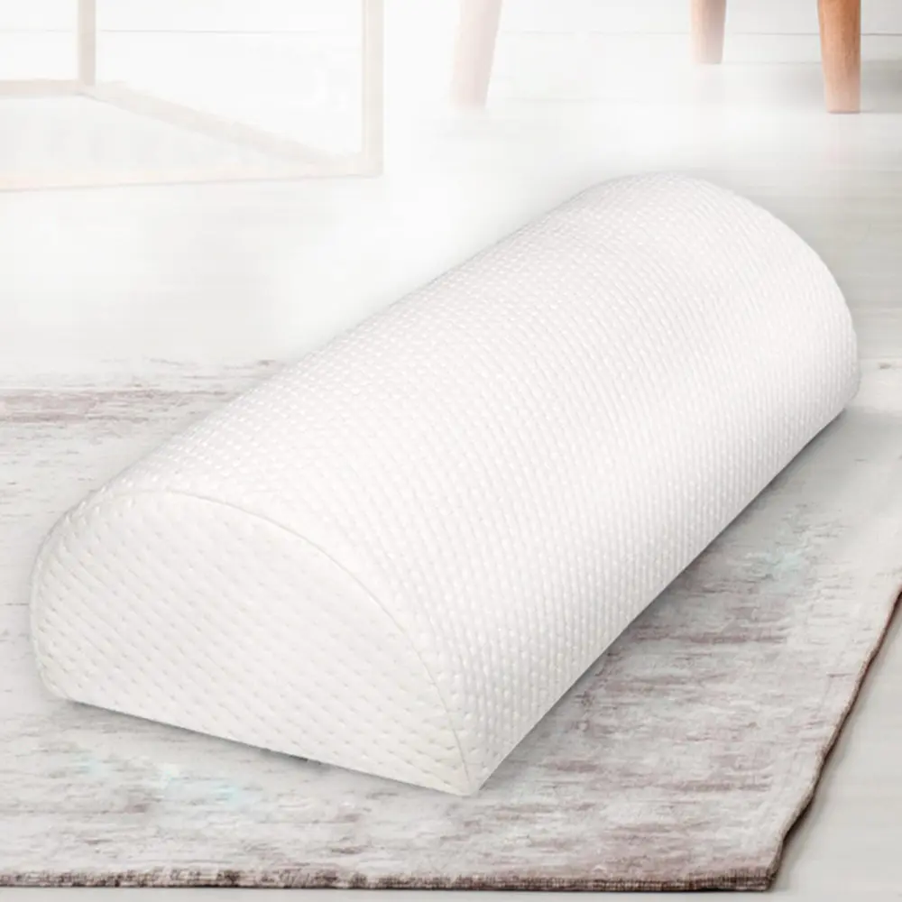 Cuscino per gambe in memory foam bianco