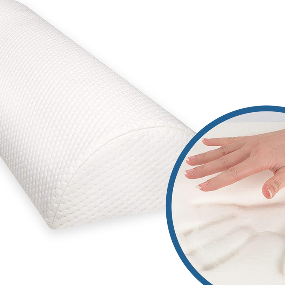 Cuscino per gambe in memory foam bianco