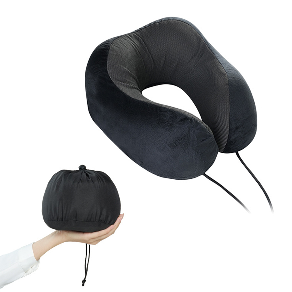 Cuscino cervicale portatile in memory foam a forma di U