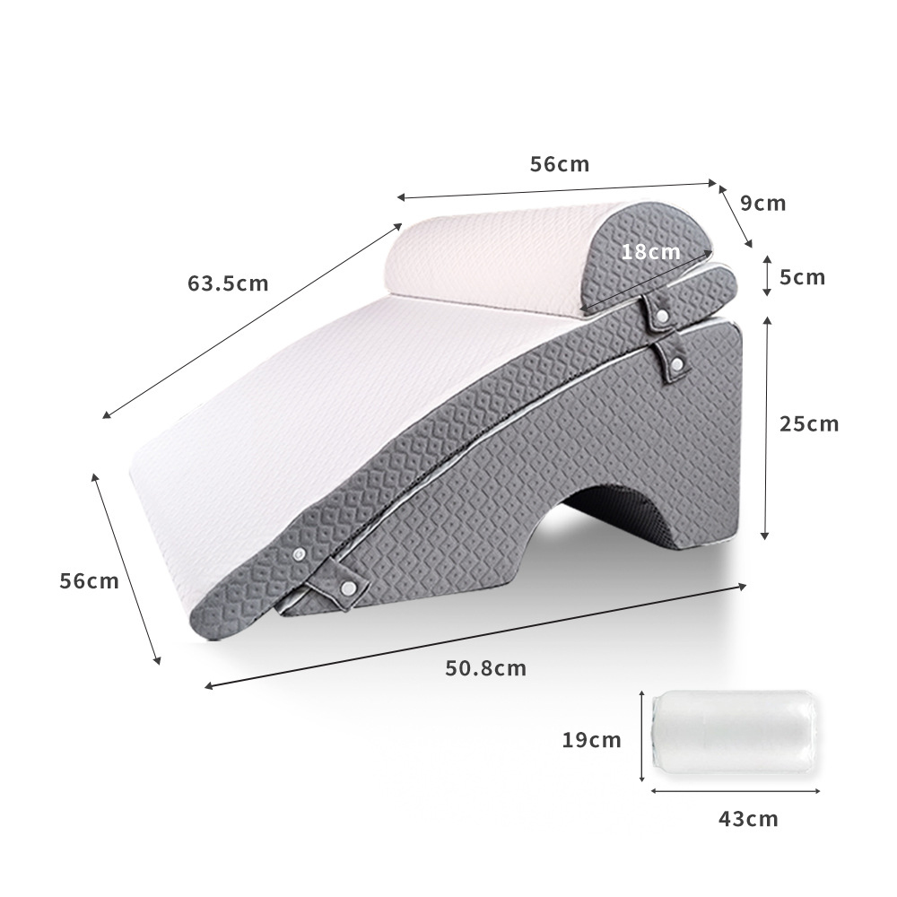 Set di cuscini in memory foam in tre pezzi
