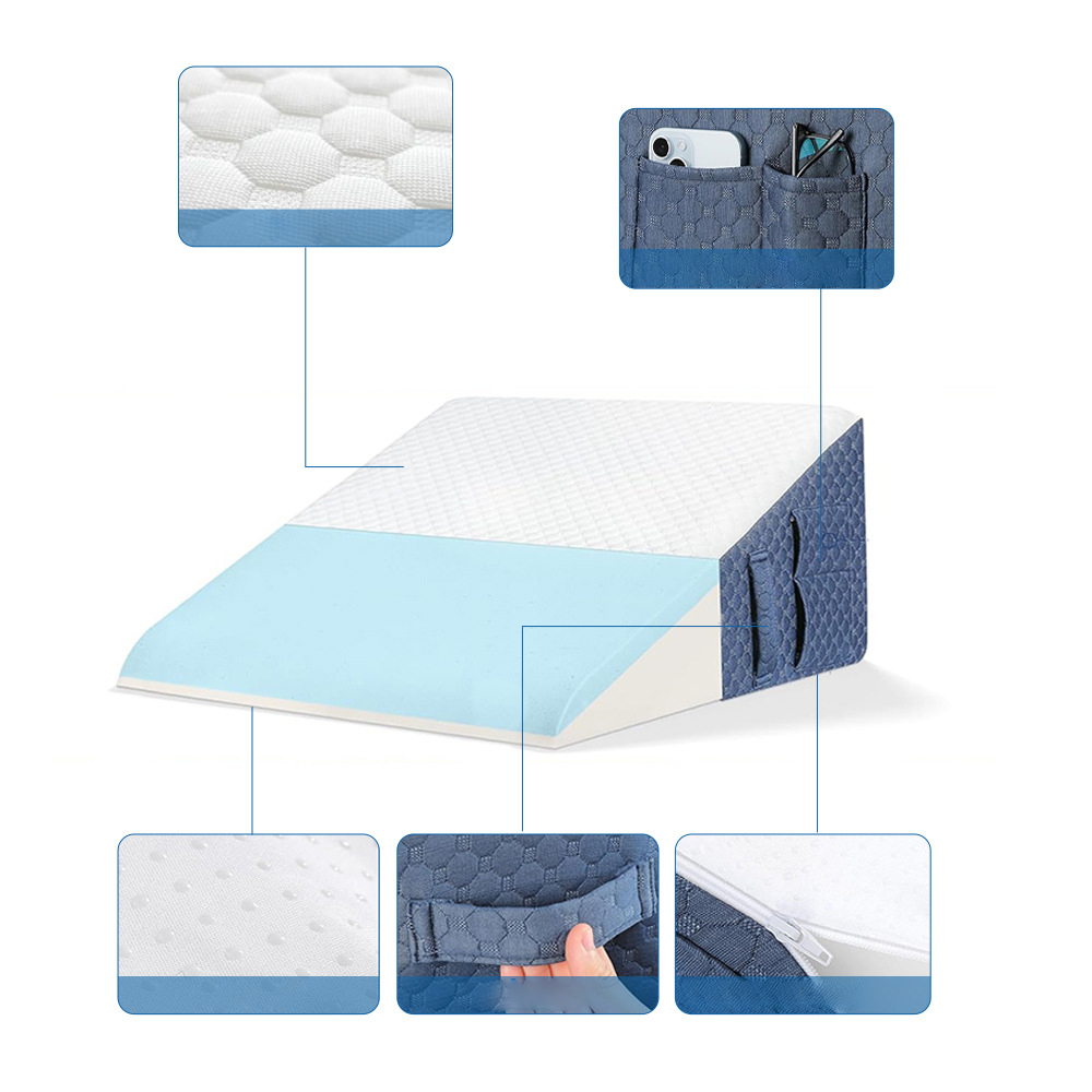 Schienale triangolare multifunzionale in memory foam