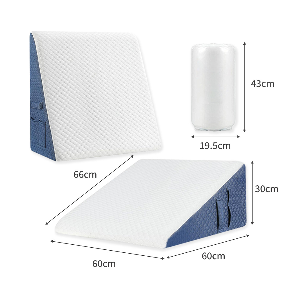 Schienale triangolare multifunzionale in memory foam