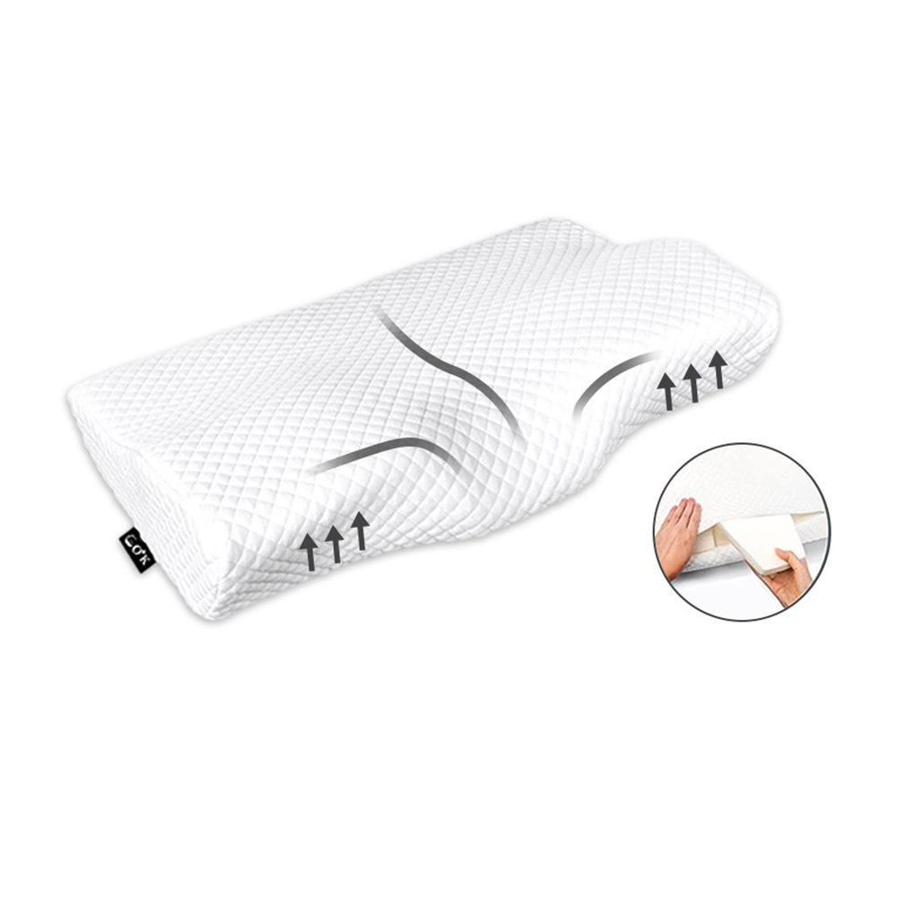 Cuscino in memory foam a forma di farfalla