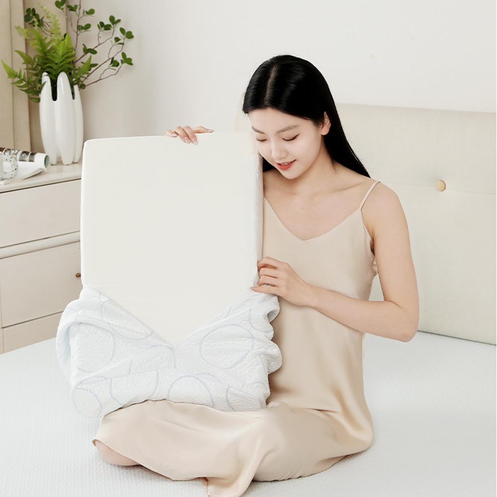 Cuscino in memory foam con motivo ondulato