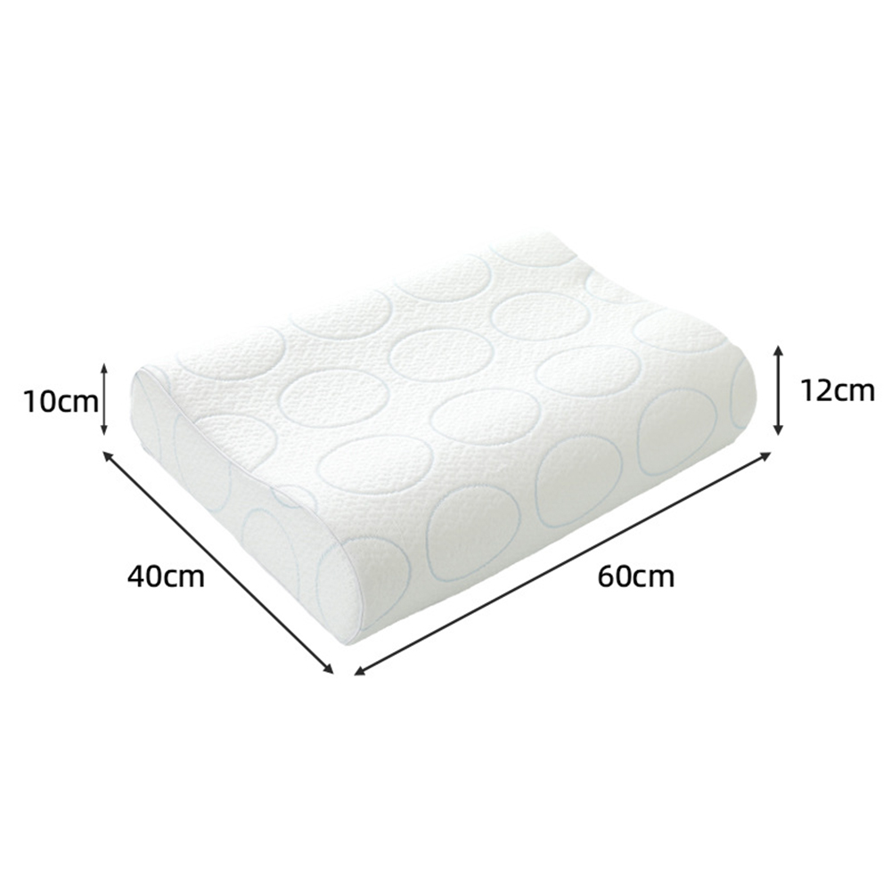 Cuscino in memory foam con motivo ondulato