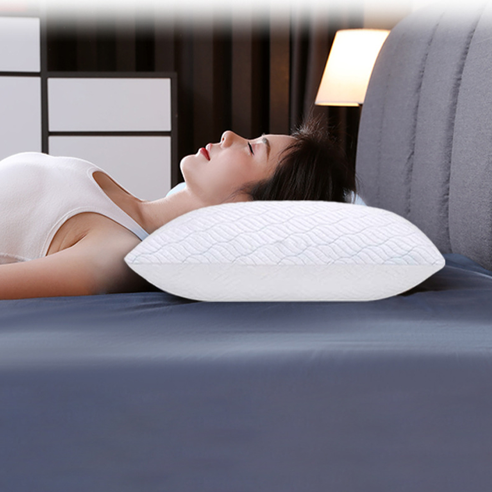 Cuscino in spugna memory foam gel seta ghiaccio