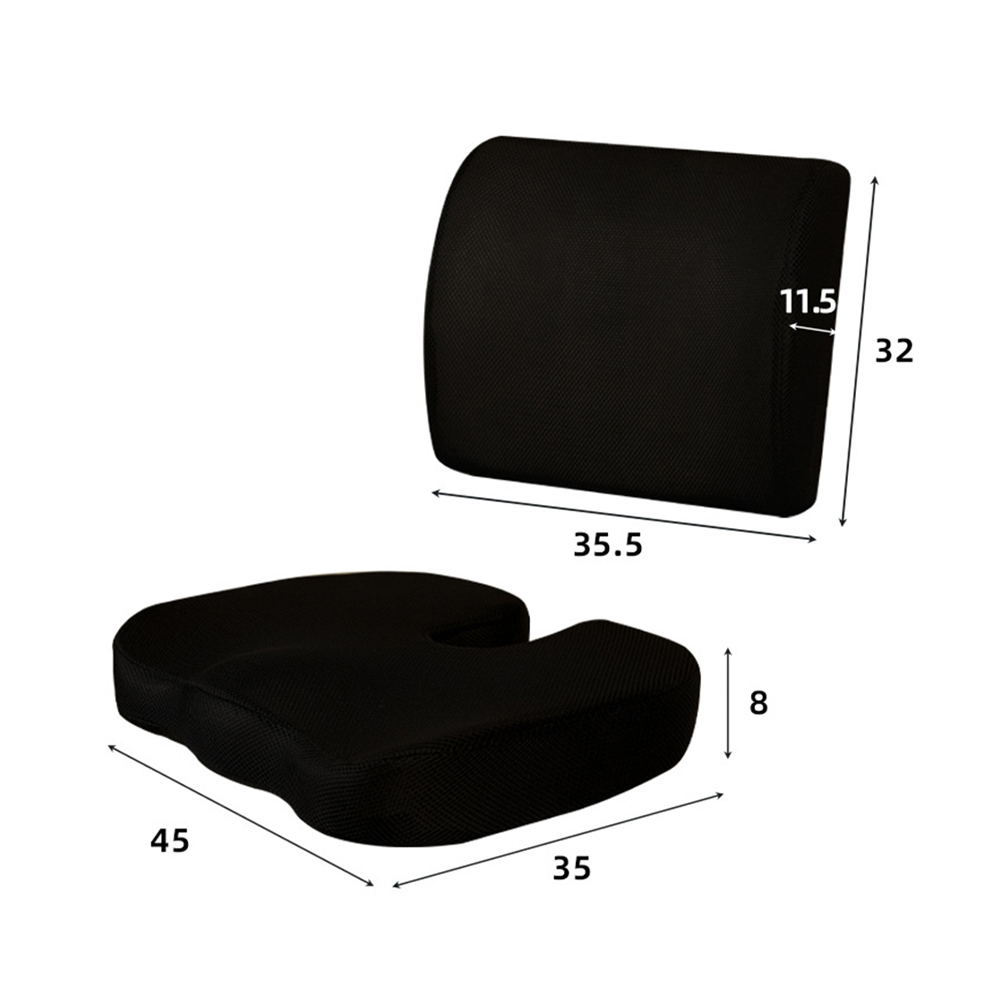 Cuscino schienale in memory foam
