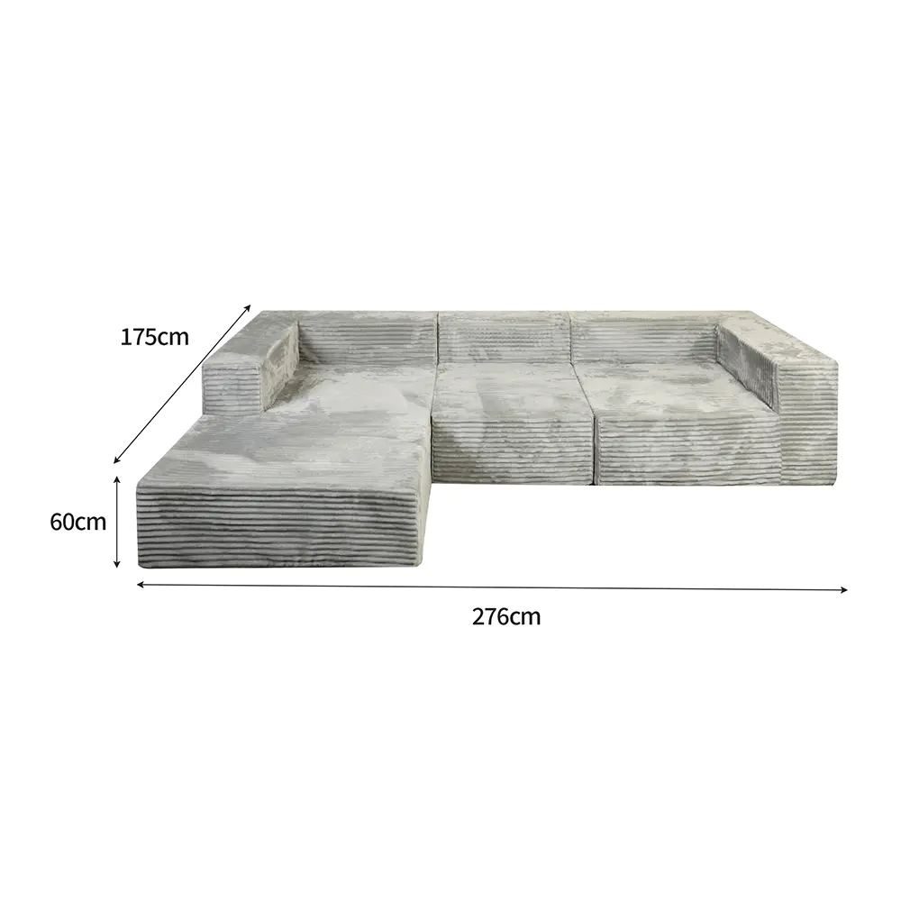 Divano multiposto grigio