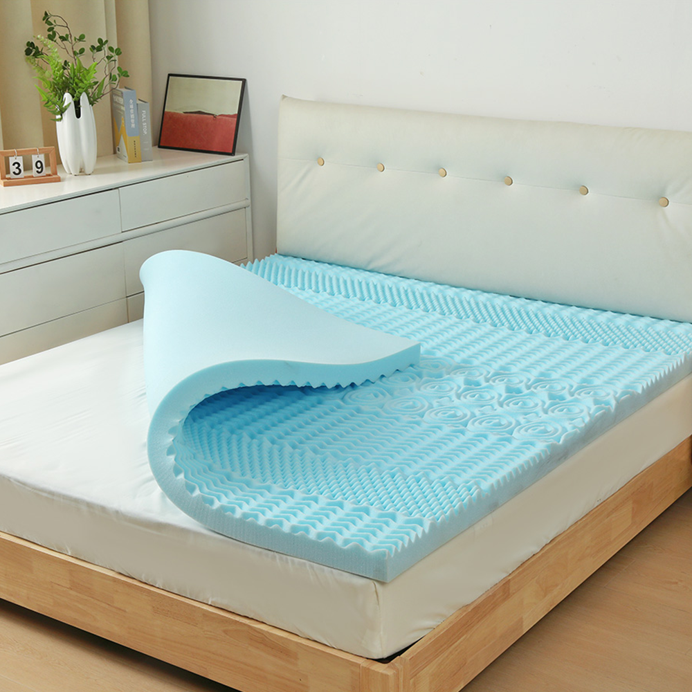 Materasso in gel memory foam goffrato
